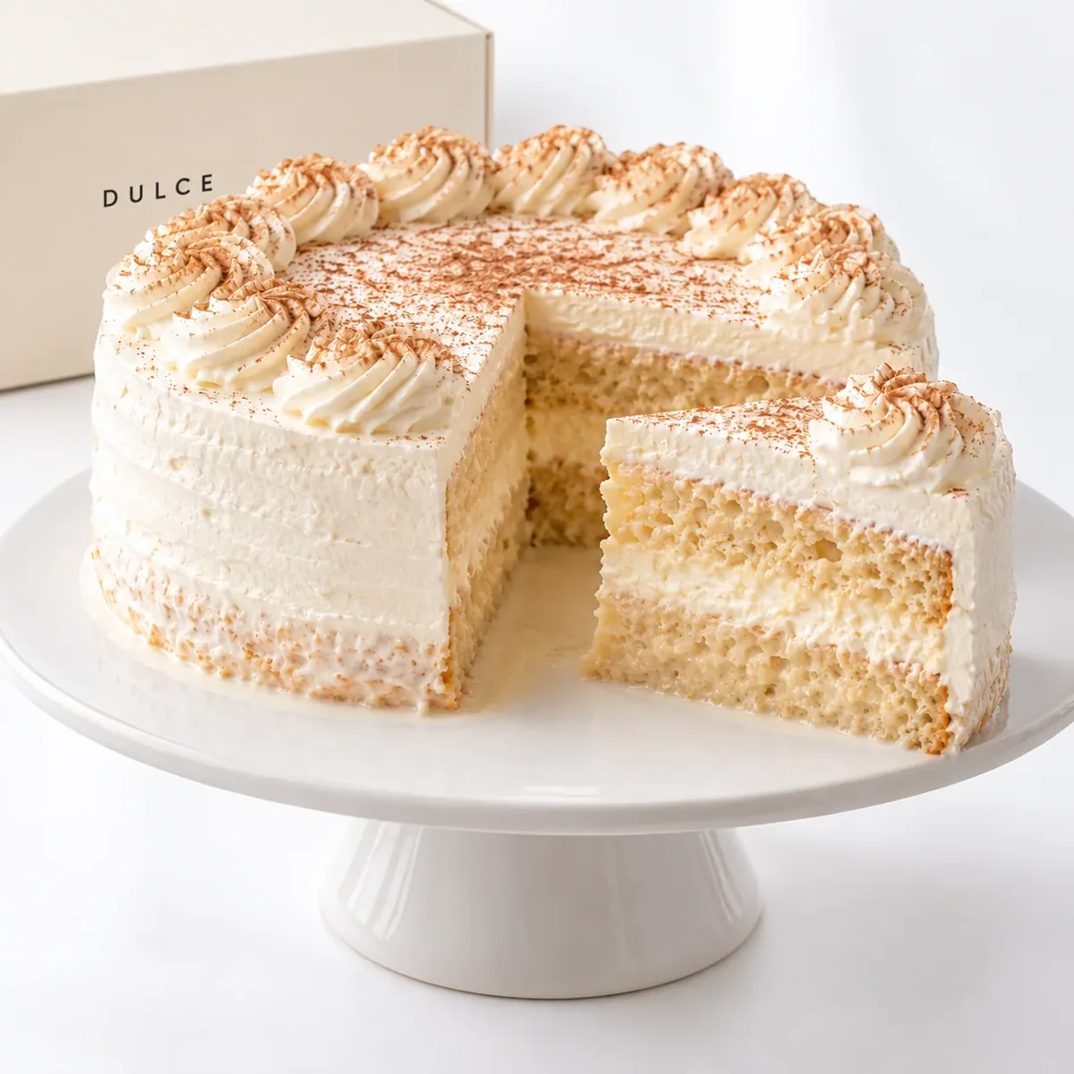 Tres Leches Tradicional — Peruvian food from DULCE in Markham