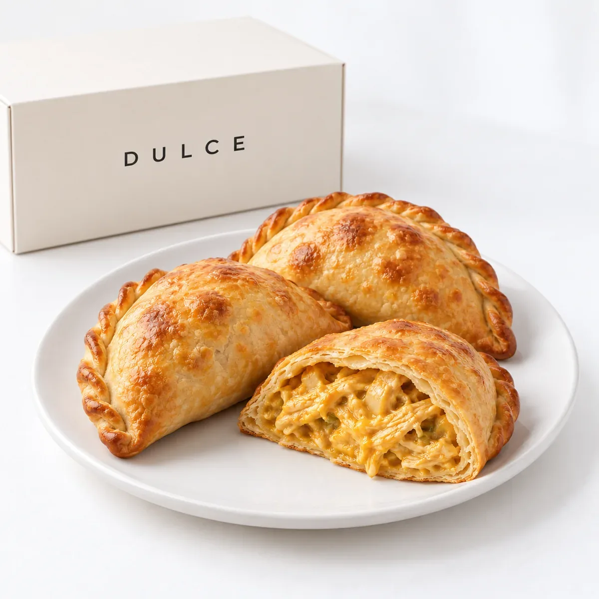 Empanadas de Ají de Gallina — Peruvian food from DULCE in Markham